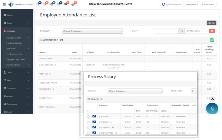 Payroll Management Module